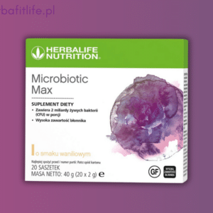 SUPLEMENT DIETY Z PROBIOTYKAMI - Microbiotic Max o smaku waniliowym 40 g