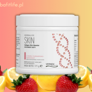 KOLAGEN DO PICIA - Herbalife Collagen Skin Booster o smaku truskawkowo-cytrynowym 171g