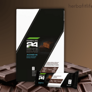 BATON PROTEINOWY CZEKOLADOWY - Batony proteinowe H24 Achieve o smaku gorzkiej czekolady (6 x 60 g)