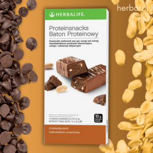 BATON BIAŁKOWY CZEKOLADOWO ORZECHOWY - Baton proteinowy Produkt proteinowy o smaku czekoladowo-orzechowym 14 szt.