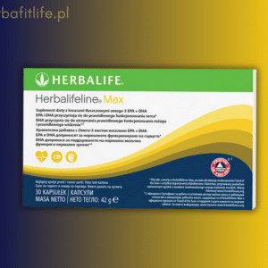 SUPLEMENT BOGATY W KWASY OMEGA 3 - HerbalifelineMax Suplement diety 30 kapsułek