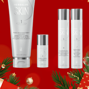 KOSMETYKI DO TWARZY CERA SUCHA I NORMALNA – Zestaw 4 podstawowych kosmetyków Herbalife SKIN