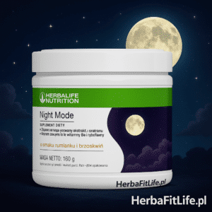 SUPLEMENT POPRAWIAJĄCY JAKOŚĆ SNU - Night Mode suplement diety o smaku rumianku i brzoskwiń 180 g