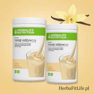 Koktajl Herbalife waniliowo-śmietankowym - F1 Koktajl odżywczy smaku waniliowo-śmietankowym 780 g.