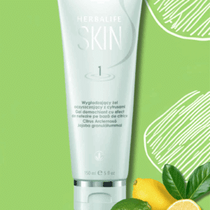 ŻEL DO MYCIA TWARZY CYTRUSOWY CERA NORMALNA/TŁUSTA - Herbalife SKIN Wygładzający żel oczyszczający z cytrusami 150 ml