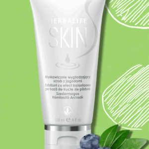 WYGŁADZAJĄCY SCRUB HERBALIFE DO TWARZY - Herbalife SKIN Błyskawicznie wygładzający scrub/peeling z jagodami 120 ml